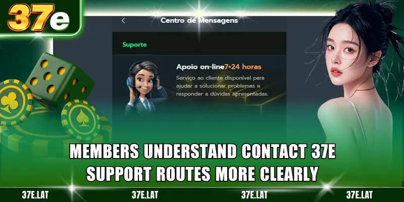 Members understand contact 37e support routes more clearly