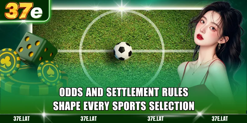 Odds and settlement rules shape every sports selection
